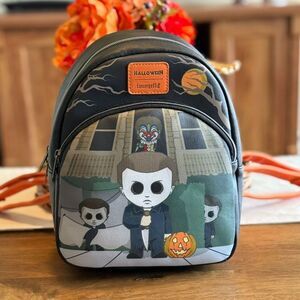 NWT Loungefly Halloween Michael Myers Mini Backpack